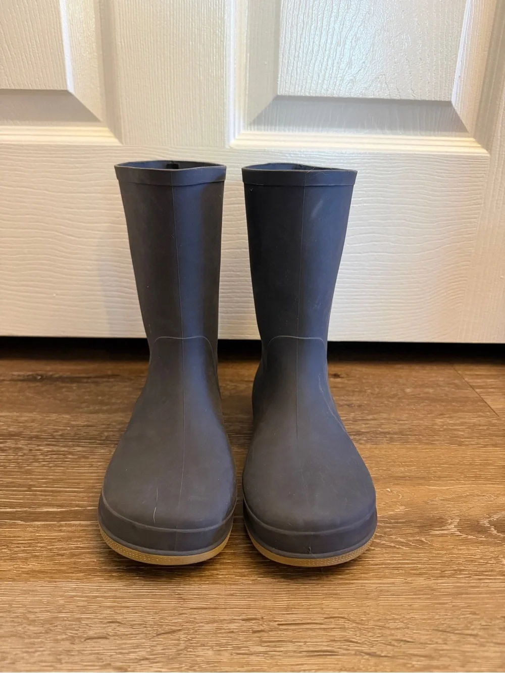 Cat & Jack Kids Jett Rubber Waterproof, Rain Boots Navy Blue, Unisex, Size 1